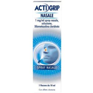 Actifed 1 Mg/ml Spray Nasale, Soluzione 1 Flacone Hdpe Da 10 Ml