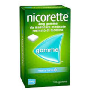 Nicorette 4 Mg Gomme Da Masticare Gusto Menta Forte 105 Pz