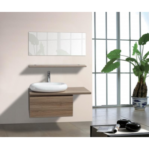 Arredo Casa Facile Mobile Bagno Pensile Acero Da 100 Cm Completo