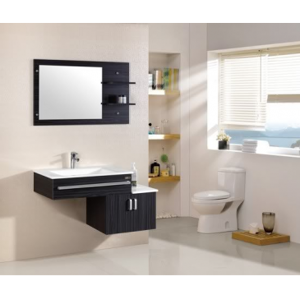 Arredo Casa Facile Mobile Bagno Pensile Nero Da 105 Cm Completo