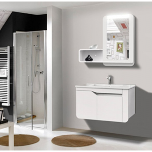 Arredo Casa Facile Mobile Bagno Pensile Bianco Da 80 Cm Completo