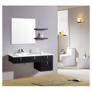 Arredo Casa Facile Mobile Bagno Pensile Nero Da 120 Cm Completo