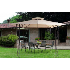 Arredo Casa Facile Gazebo Giardino 3x3 Metri Telaio In Ferro