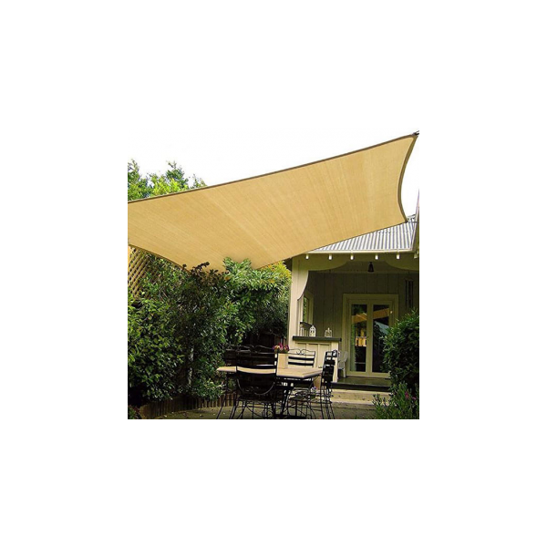 arredo casa facile vela telo ombreggiante tenda - gazebo 4x5 mt rettangolare per giardino - piscina - patio