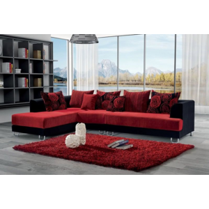 Arredo Casa Facile Divano Salotto Mega Sofa Tessuto Angolare