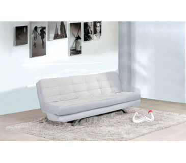 arredo casa facile divano letto reclinabile ecopelle bianco