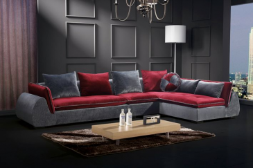 Arredo Casa Facile Divano Salotto Mega Sofa In Tessuto Angolare