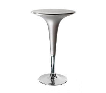 Arredo Casa Facile Tavolo In Abs Silver Design Per Sgabelli - Bar - Ufficio - Casa - Cucina