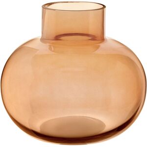 Vaso in vetro marrone Agnija - Rotondo 20x18 cm - Vaso Vaso in vetro marrone Agnija - Rotondo 20x18 cm - Vaso