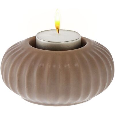 Vega - Portacandele Nazan - Marrone - Candle Holder Vega - Portacandele Nazan - Marrone - Candle Holder