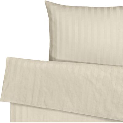 ERWIN M. Set di biancheria a righe beige - Biancheria ERWIN M. Set di biancheria a righe beige - Biancheria