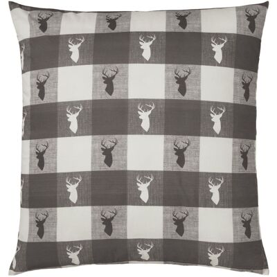 ERWIN M. Villach Federa - Motivo a Scacchi con Cervo - 80x80 cm ERWIN M. Villach Federa - Motivo a Scacchi con Cervo - 80x80 cm