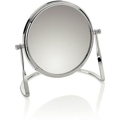 kela Specchio da tavolo Simona in metallo ; 16x9.5x15.5x14 cm (LxLxHxØ); argento kela Specchio da tavolo Simona in metallo ; 16x9.5x15.5x14 cm (LxLxHxØ); argento