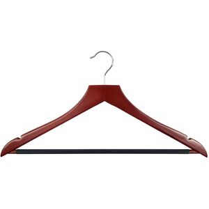 Appendini in legno Pulsiva - 44,5x23cm - Mogano - Confezione da 24 Appendini in legno Pulsiva - 44,5x23cm - Mogano - Confezione da 24