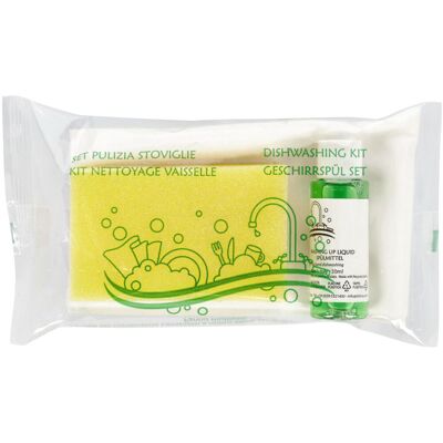 Kit di pulizia piatti PULSIVA - multicolore - 10 pz. Kit di pulizia piatti PULSIVA - multicolore - 10 pz.