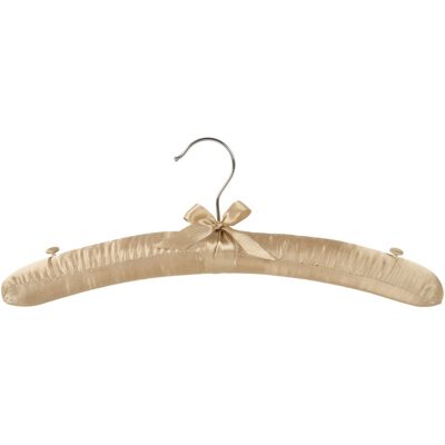Corby Gruccie appendiabiti imbottite in raso Burlington ; 4x1.2 cm (LxH); champagne; 100 pz. / Pacco Corby Gruccie appendiabiti imbottite in raso Burlington ; 4x1.2 cm (LxH); champagne; 100 pz. / Pacco