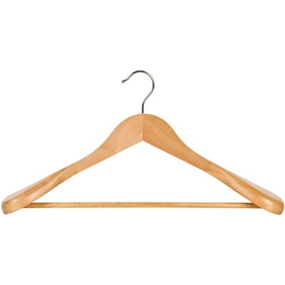 Corby Grucce appendiabiti per hotel Clifford in legno scuro ; 6x22.7 cm (LxH); naturale; 24 pz. / Pacco Corby Grucce appendiabiti per hotel Clifford in legno scuro ; 6x22.7 cm (LxH); naturale; 24 pz. / Pacco