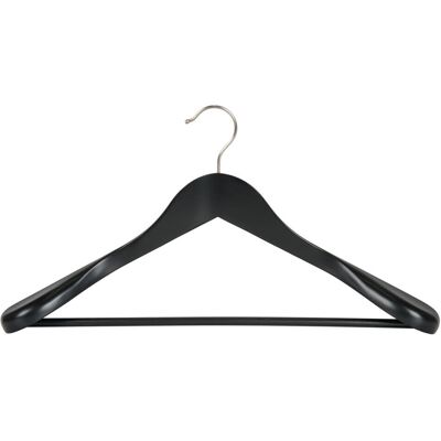 Corby Grucce appendiabiti per hotel Clifford in legno scuro ; 6x22.7 cm (LxH); nero; 24 pz. / Pacco Corby Grucce appendiabiti per hotel Clifford in legno scuro ; 6x22.7 cm (LxH); nero; 24 pz. / Pacco
