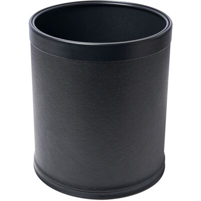 Corby Cestino rifiuti camera hotel Highland da 9L in pelle PU nera ; 23x23x26x23 cm (LxLxHxP); nero Corby Cestino rifiuti camera hotel Highland da 9L in pelle PU nera ; 23x23x26x23 cm (LxLxHxP); nero
