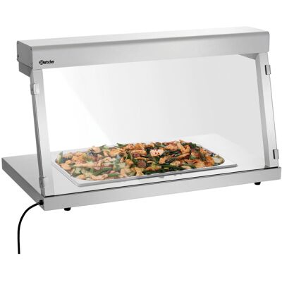 Bartscher Ponte riscaldante IHR650 1/1 Gastronorm ; 77.5x45.7x43 cm (LxHxP); acciaio inox Bartscher Ponte riscaldante IHR650 1/1 Gastronorm ; 77.5x45.7x43 cm (LxHxP); acciaio inox