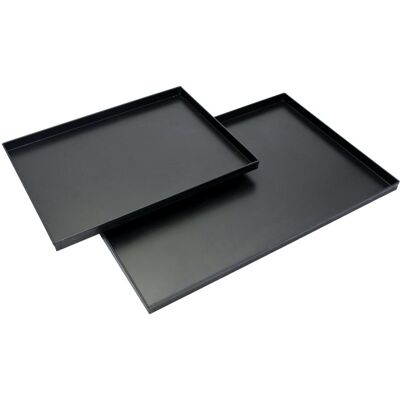 Schneider Teglia per pizza ; GN 1/1, 60x40x2.5 cm (LxLxH); nero; rettangolare Schneider Teglia per pizza ; GN 1/1, 60x40x2.5 cm (LxLxH); nero; rettangolare