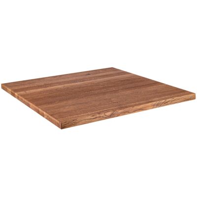 Vega Piano per tavolo in legno massello Torres quadrato ; 80x80x3 cm (LxLxH); quercia antica/marrone; quadrata Vega Piano per tavolo in legno massello Torres quadrato ; 80x80x3 cm (LxLxH); quercia antica/marrone; quadrata