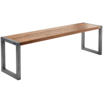 Panca Vega Torres - 148x38x45 cm - Quercia antica/marrone - Panca Panca Vega Torres - 148x38x45 cm - Quercia antica/marrone - Panca