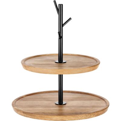 Vega Cornu Mensola in Legno Rotonda - Etagere Vega Cornu Mensola in Legno Rotonda - Etagere