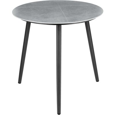 Vega Sando Tavolino - Superficie in pietra ceramica, Gambe in alluminio, Resistente alle intemperie Vega Sando Tavolino - Superficie in pietra ceramica, Gambe in alluminio, Resistente alle intemperie