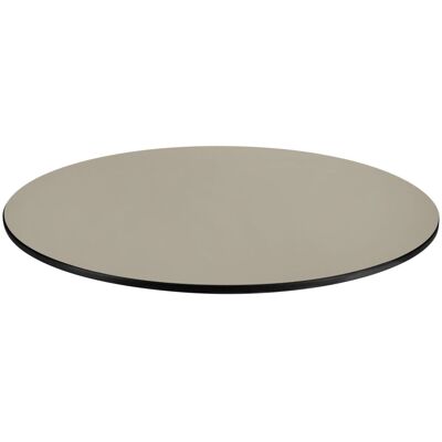 Vega Piano tavolo da esterno in HPL Compa rotondo ; 69 cm (Ø); tortora; rotonda Vega Piano tavolo da esterno in HPL Compa rotondo ; 69 cm (Ø); tortora; rotonda