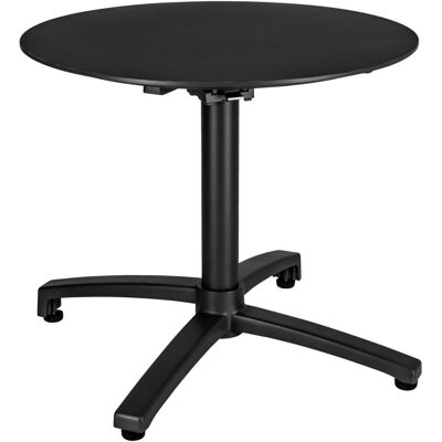 Vega Tavolo lounge in alluminio per esterni Taipa rotondo ; 60x50 cm (ØxH); Piano tavolo nero, struttura nero; rotonda Vega Tavolo lounge in alluminio per esterni Taipa rotondo ; 60x50 cm (ØxH); Piano tavolo nero, struttura nero; rotonda