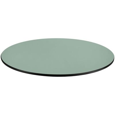Vega Piano tavolo da esterno in HPL Compa rotondo ; 69 cm (Ø); verde menta; rotonda Vega Piano tavolo da esterno in HPL Compa rotondo ; 69 cm (Ø); verde menta; rotonda