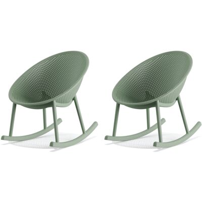 Sedia a dondolo da esterno Qosy - Resistente alle intemperie, Leggera 5kg Sedia a dondolo da esterno Qosy - Resistente alle intemperie, Leggera 5kg