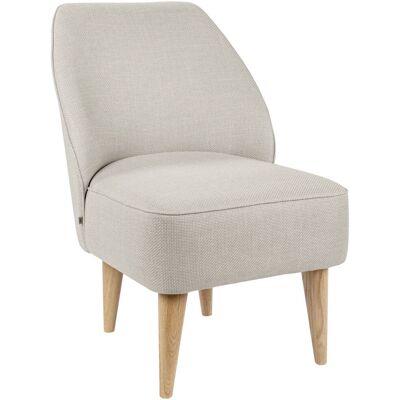Vega Poltrona Lasse in tessuto ; 54x60x82 cm (LxPxH); seduta beige Vega Poltrona Lasse in tessuto ; 54x60x82 cm (LxPxH); seduta beige