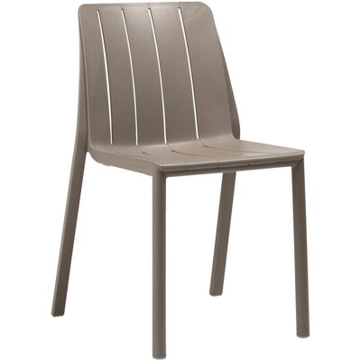 Sedia impilabile da esterno Tiberina di Nardi - Design italiano Sedia impilabile da esterno Tiberina di Nardi - Design italiano