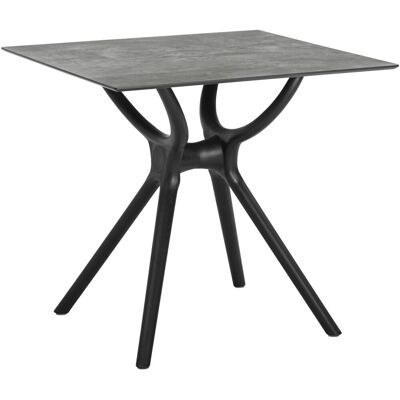 Tavolo da Esterno Vega Faro - Resistente alle intemperie, Quadrato, Nero Tavolo da Esterno Vega Faro - Resistente alle intemperie, Quadrato, Nero