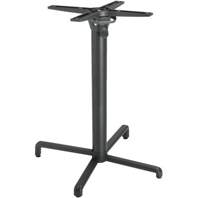 Base tavolo pieghevole da esterno Nardi Scudo in alluminio resistente alle intemperie - Antracite Base tavolo pieghevole da esterno Nardi Scudo in alluminio resistente alle intemperie - Antracite