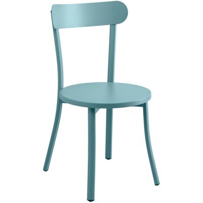 Sedia in alluminio blu Vega - 46x49x83 cm, 4 pz. Sedia in alluminio blu Vega - 46x49x83 cm, 4 pz.