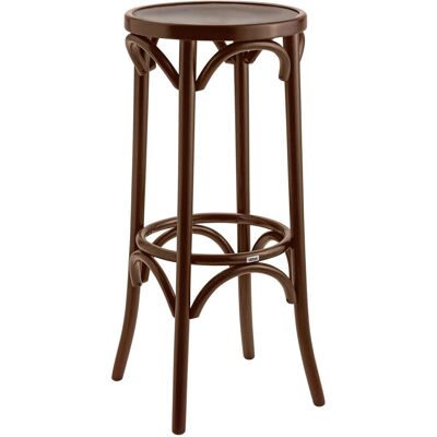 Vega Sgabello Wilhelm ; 37x37x80 cm (LxPxH); seduta noce, struttura noce Vega Sgabello Wilhelm ; 37x37x80 cm (LxPxH); seduta noce, struttura noce