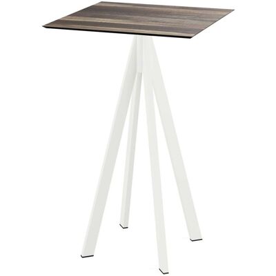 Essentials Infinity tavolo alto bianco legno tropicale Essentials Infinity tavolo alto bianco legno tropicale