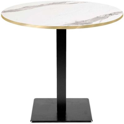 Restootab Milan Tavolo Marmo Bianco 70cm - Arredo Ristorante Restootab Milan Tavolo Marmo Bianco 70cm - Arredo Ristorante