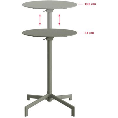 Versa - Table de terrasse mange-debout - Verde - 600x600 - Tavolo Versa - Table de terrasse mange-debout - Verde - 600x600 - Tavolo