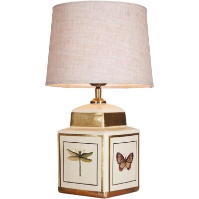 PR Home Lampada da tavolo Lucca ; 45x25x45 cm (LxLxH); beige PR Home Lampada da tavolo Lucca ; 45x25x45 cm (LxLxH); beige