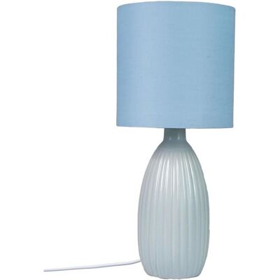 PR Home Lampada da tavolo Uno ; 37x16x37 cm (LxLxH); blu chiaro PR Home Lampada da tavolo Uno ; 37x16x37 cm (LxLxH); blu chiaro