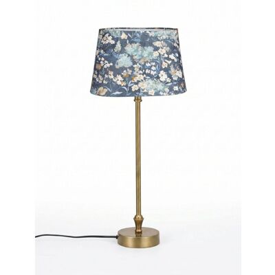 PR Home Lampada da tavolo Liam ; 56x20x56 cm (LxLxH); oro/blu; struttura oro PR Home Lampada da tavolo Liam ; 56x20x56 cm (LxLxH); oro/blu; struttura oro