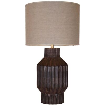 PR Home Lampada da tavolo Turi ; 64x35x64 cm (LxLxH); marrone PR Home Lampada da tavolo Turi ; 64x35x64 cm (LxLxH); marrone