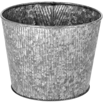 Portavasi in metallo anticato Nevis; 22.5x18 cm (ØxH); metallo antico Portavasi in metallo anticato Nevis; 22.5x18 cm (ØxH); metallo antico