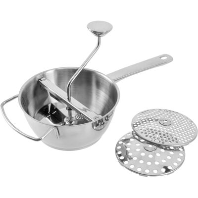 PULSIVA Tritatutto in Acciaio Inox - 20x42.7x19.5 cm - Argento PULSIVA Tritatutto in Acciaio Inox - 20x42.7x19.5 cm - Argento