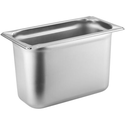 Contenitore alimenti in acciaio inox GN 1/3 di PULSIVA - Resistente al calore, lavabile in lavastoviglie Contenitore alimenti in acciaio inox GN 1/3 di PULSIVA - Resistente al calore, lavabile in lavastoviglie