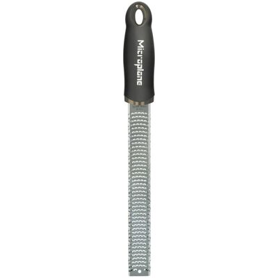 Microplane Microplane Zester - Grattugia per Limoni, Premium, Acciaio Inox, Nero/Silver Microplane Microplane Zester - Grattugia per Limoni, Premium, Acciaio Inox, Nero/Silver